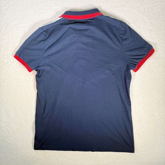 Vintage Guess LA Men's Polo White, Blue and Red. Retro Large - Picture 3 of 6
